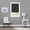 Sunshine Cordless 1" Light Filtering Mini Blind 33x72 - Black