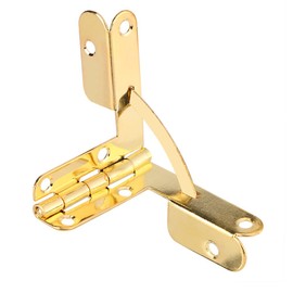 Asixx Hinge, Box Hinges, 20pcs 90¡ã Angle Support Spring Hinge for Small Jewelry Wine Case Watch Box Wooden Lid(Gold)