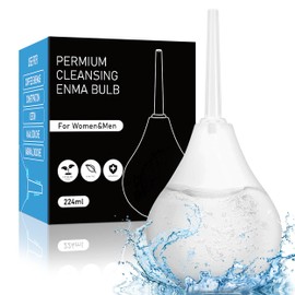 Enema for Intestinal Cleansing, High-Quality Intestinal Cleansing Set, 224 ml, Butt Shower Irrigator, Intimate Shower for Shower and Vaginal Shower for Men and Women