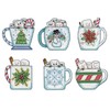 Design Works Crafts Inc. Juego de 6 adornos de punto