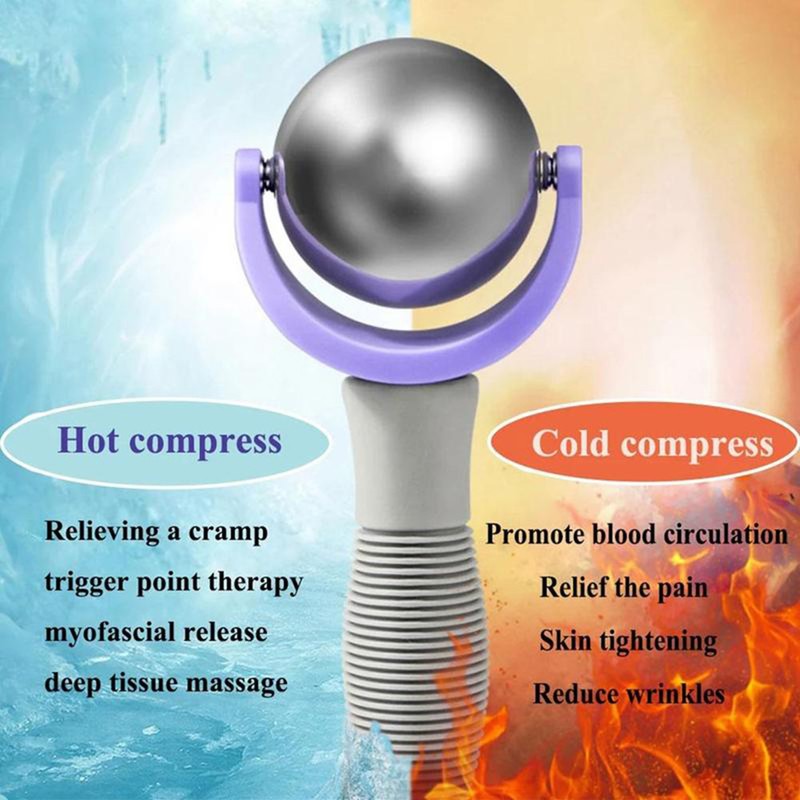 Cold Massage Roller Ball Portable Fitness Ice Roller Ball with