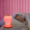LVOERTUIG Strawberry Night Light, Cute Silicone Strawberry Lamp, LED Cute
