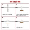 Gypsum Board Wall Plug, CTRICALVER Gypsum Board Wall Plug Extension
