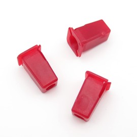 VVO Fasteners- Red Plastic Interior Carpet & Upholstery Fastener Clips for Land Rover Defender, (Pack of 10)