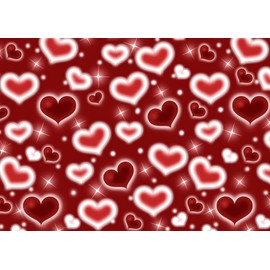 Alltten 7x5ft Red Hearts Backdrop Early 2000s Photo Backdrops Valentines Backdrop Love Heart Birthday Party Background Festival Decorations Backdrop Old School Backdrops for Photoshoot F51