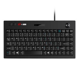 MCSaite Wired PS2 Trackball Keypad - Keyboard and Roll Mouse Combo - 11.8x7.5x1.4 Inches - for PC Laptop Notebook Desktop - US English Layout - Black