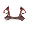 encar88_8 Carbon Fiber ABS Steering Wheel Panel Cover Trim For