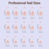 Misssix Puntas De Uñas De Gel Francesas, 150 Piezas De