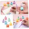 TEHAUX 4 Sets Cute Bear Shaped Highlighter Pens for Students