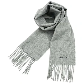 Paul Smith M1A 933D AS04 Scarf, 9 Colors, Ribbon Wrapped with Case, 70 grey