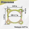 Alsoyixia 4Pcs 9604600 Cover Plate Ring for Valve Cartridge