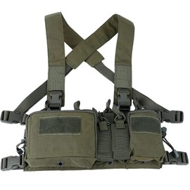 ACEXIER Tactical Vest Military Chest Rig Carrier Vests Airsoft Hunting Equipment with Molle Bag 5.56 Magazine Bag