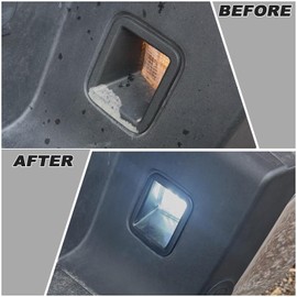 ULTRALTH LED License Plate Light for 2017-2024 Ford F250 F350 F450 Super Duty - White Tag Lamp Assembly, Direct Replacement (2-Pack) | Plug & Play