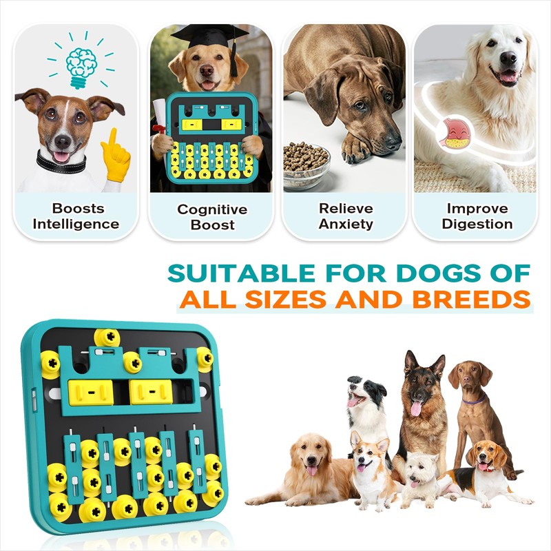 KADTC XL Dog Puzzle Toy Pro Max, Level 1-Infinite Brain