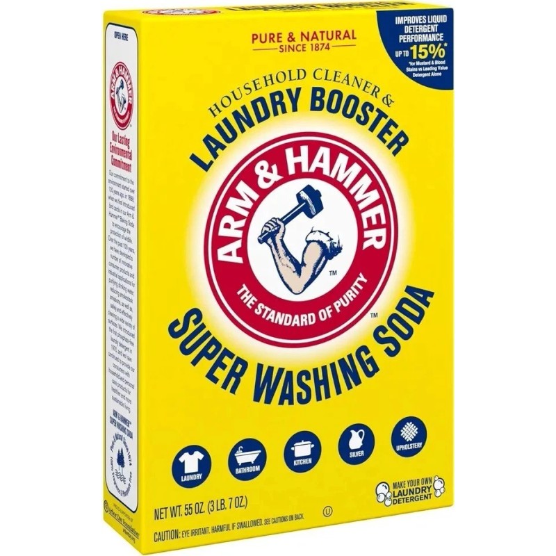 Arm & Hammer Super Washing Soda Detergent Booster & Household