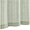 TOPICK Striped Panel Curtains, School Running, Linen Curtains with Stripes,