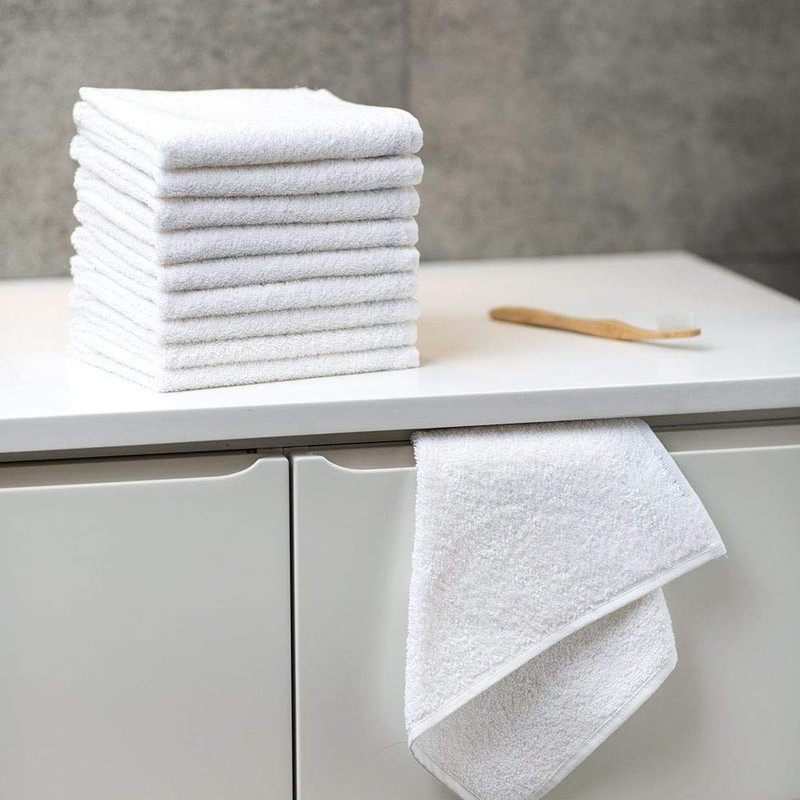A & B TRADERS Pack of 12 Face Cloths Washcloths