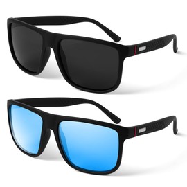 AUYAO Polarized Sunglasses, 100% UV Protection Classic Ultra Lightweight Sunglasses for Men Women, Ultralight Polarized Sun Glasses for Cycling Driving Running Fishing