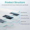 10 Pcs 13.5 X 11.5 Inch Self Adhesive Tile Stickers