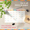 SCANDINÖTE Monthly Planner Pad. A4 Undated Calendar & Scheduler. 52