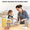 WeeProp 12 Pack Airtight Food Storage Containers with Lids-Plastic Pantry