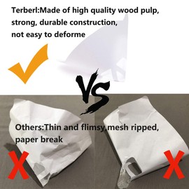 Terberl 150 Pack 100 Micron Paint Cone Paint Strainers, 100 Micron Paint Filter with Fine Nylon Mesh - Automotive, Spray Guns, Arts & Crafts, Hobby & Painting Projects