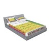 Ambesonne Modern Fitted Sheet & Pillow Sham Set, Periodic Table
