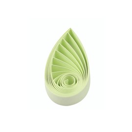 ODETOJOY Quilling Paper Strips 10mm Red Black Yellow Pink Green Purple White for Craft Star Origami Paper Quilling Accessories Strips 1cm 120pcs 54cm (Light Green)