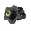ANSIEDIO 5pcs M10 Star Handle Nuts, Knob Grip, Clamping Knob
