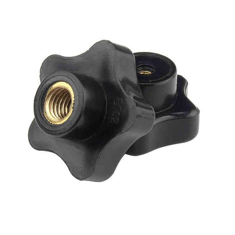 ANSIEDIO 5pcs M10 Star Handle Nuts, Knob Grip, Clamping Knob