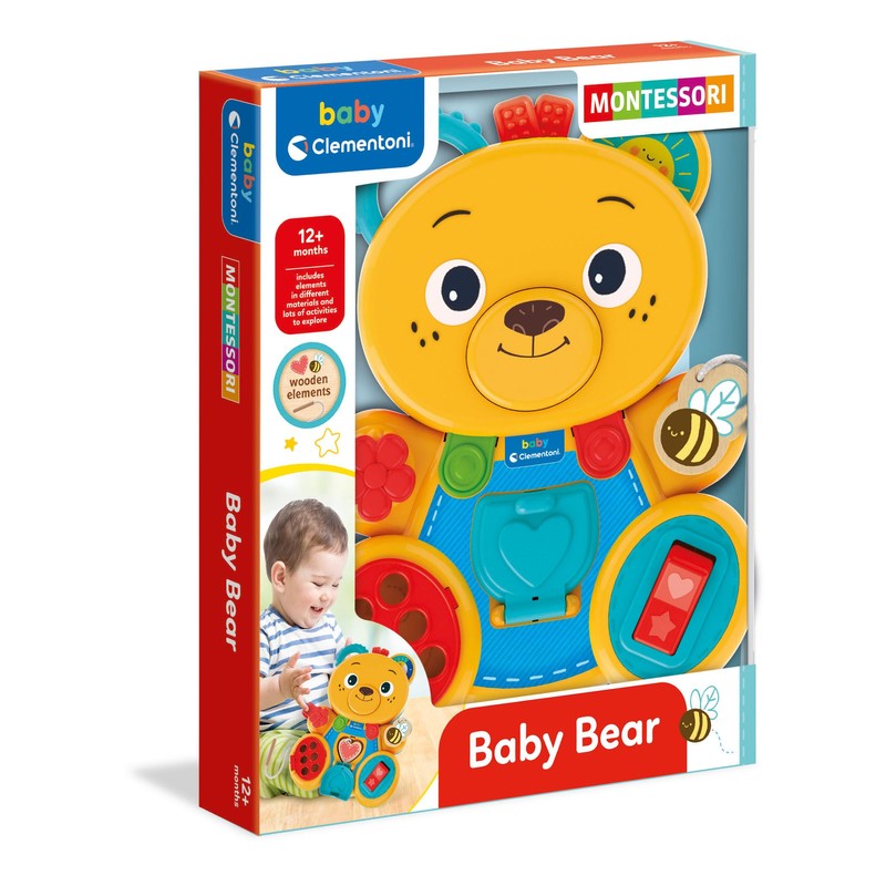 Osito panel Actividades Montessori + 18 months