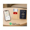 Smart Passport Holder [Apple MFi Certified] Built-in Tracker Compatible with