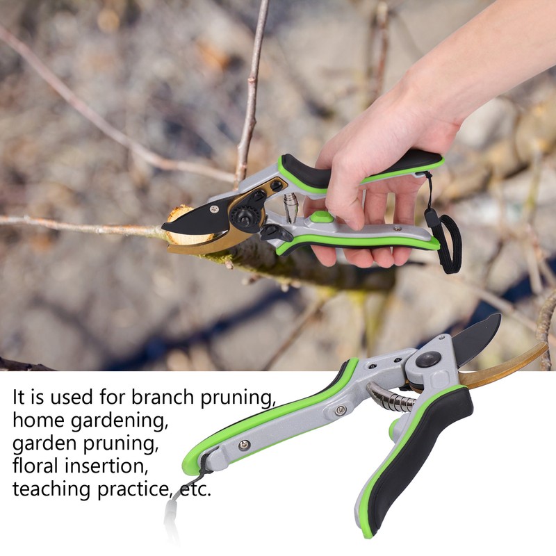 Fruit Tree Pruning Shears Garden Branch Scissors with Nonslip Tooth