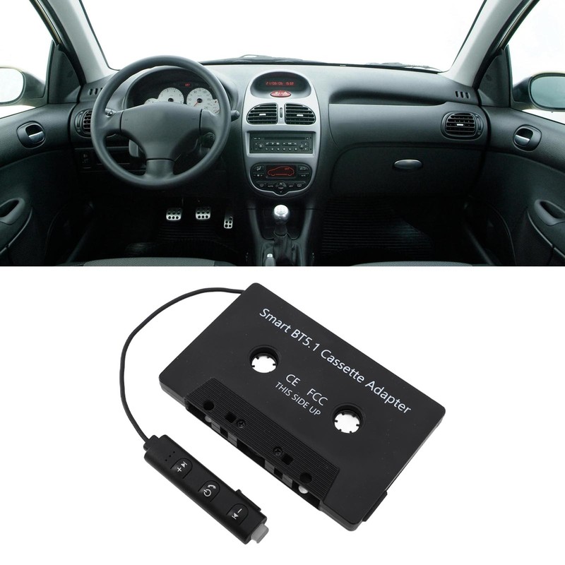 DC5V Bluetooth Cassette Adapter BT5.1 Universal Wireless Cassette Tape to