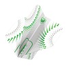 WINMAU Prism Zeta Circles White and Green Dart Flights -