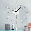 DIY Wall Clock Acrylic Silent Frameless Wall Clock for Living