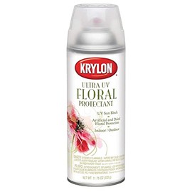 Krylon Crystal Clear Ultra UV Floral Protectant - Protects Silk, Artificial, Faux, and Dried Flowers - Bulk 12 Pack