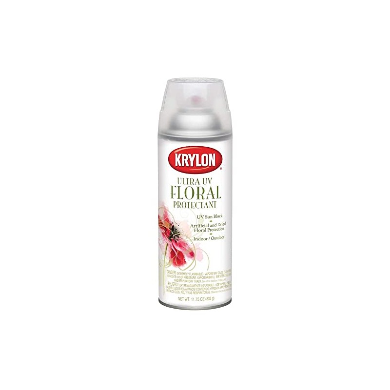 Krylon Crystal Clear Ultra UV Floral Protectant - Protects Silk,
