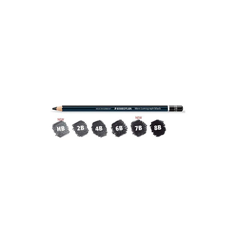 STAEDTLER Mars Lumograph Pencil Black Hardness 7B Pack