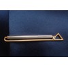 Tie Pin Bicolour with Crystal Stone Approx. 6.7 cm Wide