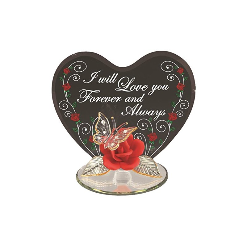 Glass Baron ~ Butterfly I Love You Always Figurine for