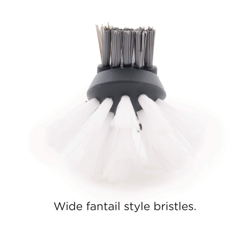 CleanPEAK Pack of 2 Fantail Dish Brushes with Soft Grip