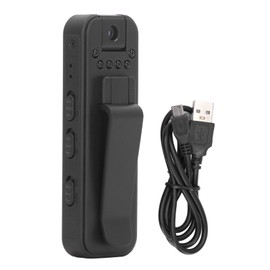 Daily Video Recorder 1080P HD Night Visual Body Video Cam Back Clip Type Rotatable Lens