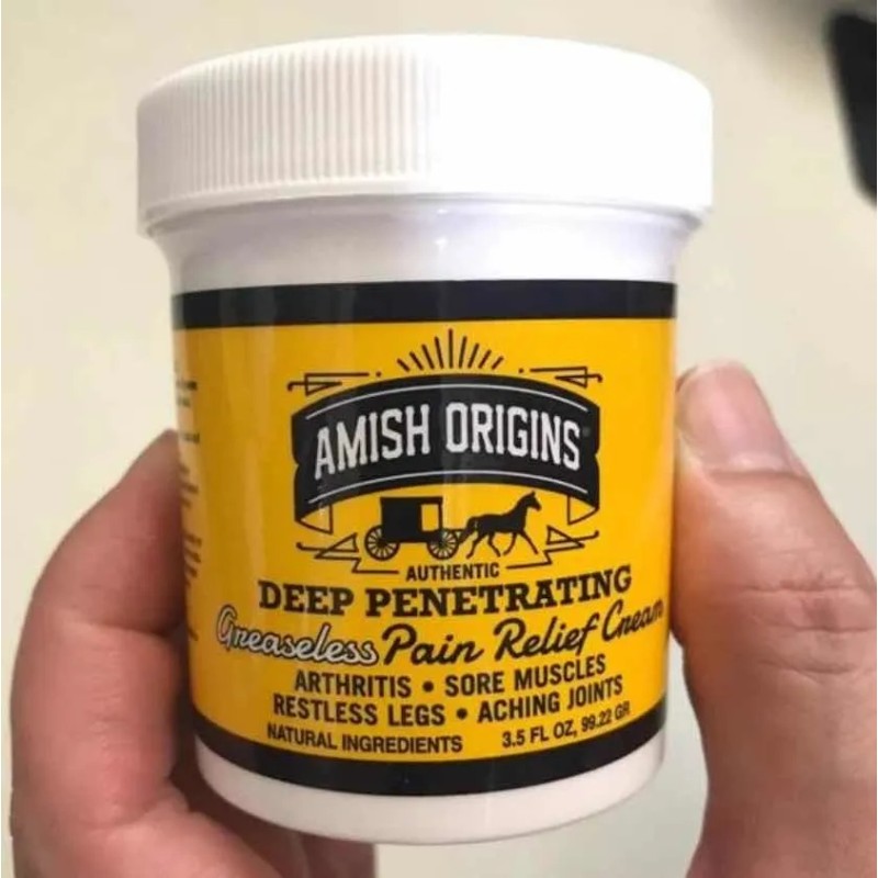 Amish Origins Deep Penetrating Crema De Alivio Para El Dolor
