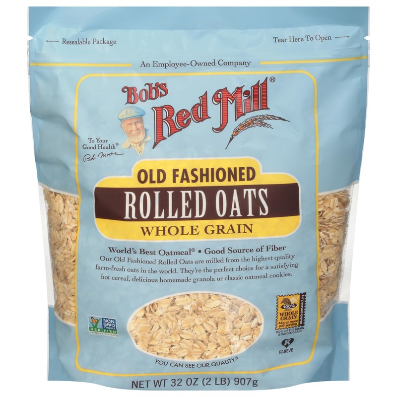 Bob's Red Mill Old Fashioned Regular Rolled Oats, 32oz (Pack