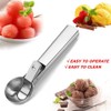 Linwnil Ice Cream Scoop, Solid Cookie Scoop, 2 Pack with