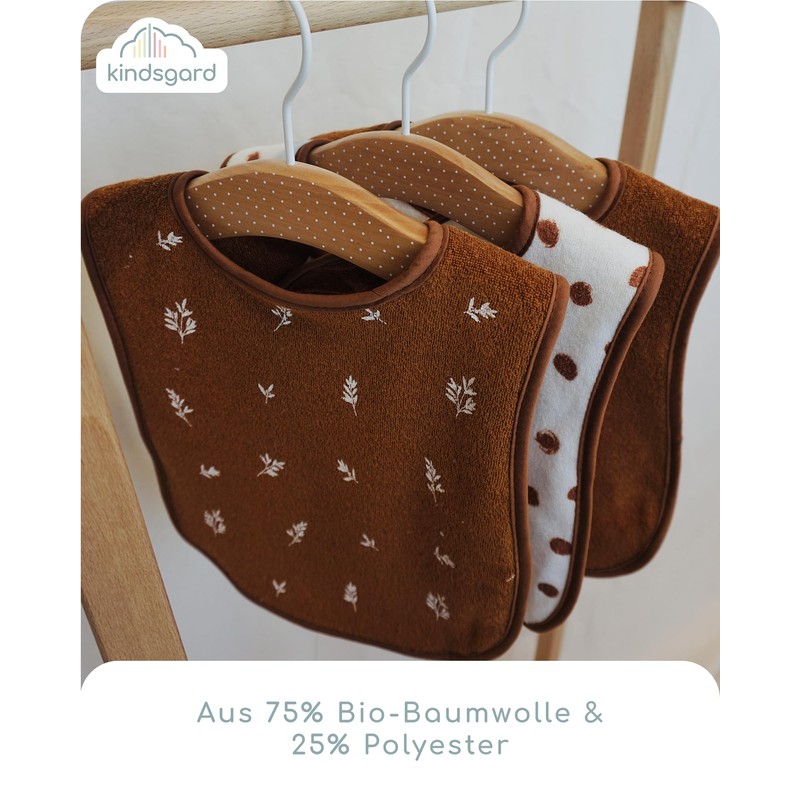 Kindsgard Happaklat Velcro Bibs Pack of 3 - Quick To