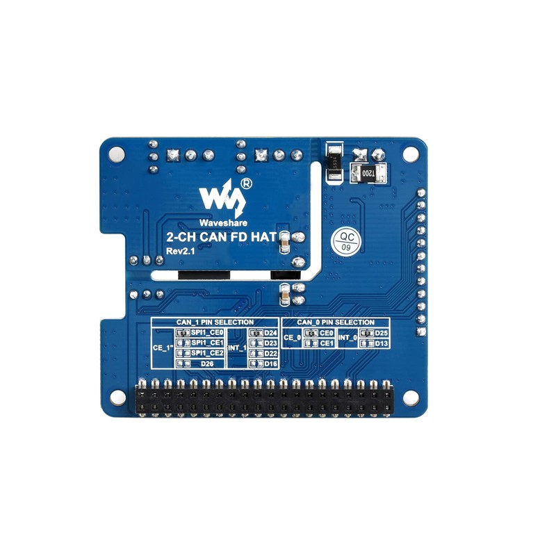 Waveshare 2-Channel Isolated CAN FD Expansion HAT for Raspberry Pi