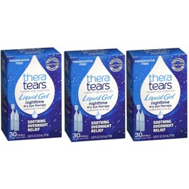 TheraTears Nighttime Dry Eye Therapy Lubricant Eye Gel 30ct(3 Pack)