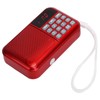 Portable FM Digital Radio with LED Display, Multifunction Player with